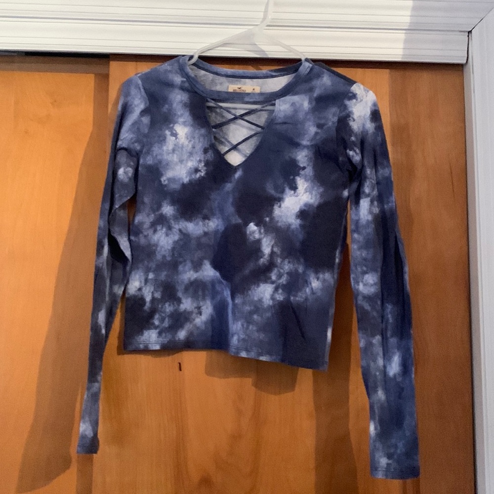 Hollister Tie-Dye Long Sleeve Top Size Medium